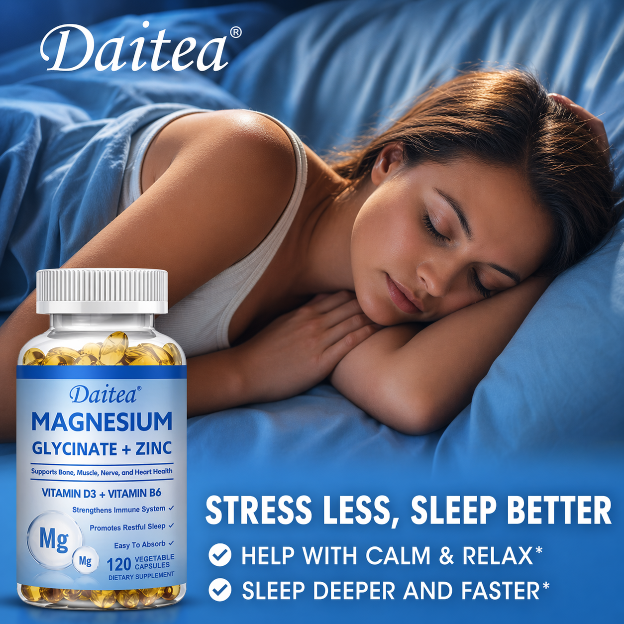 Daitea Magnesium Glycinate — Absorption that your body needs