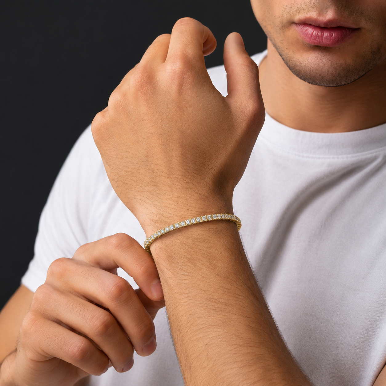 The Perfect Classic Tennis Bracelet – Gift for Him & Her