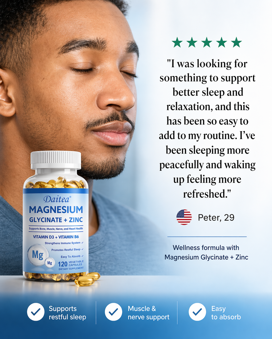 Daitea Magnesium Glycinate — Absorption that your body needs