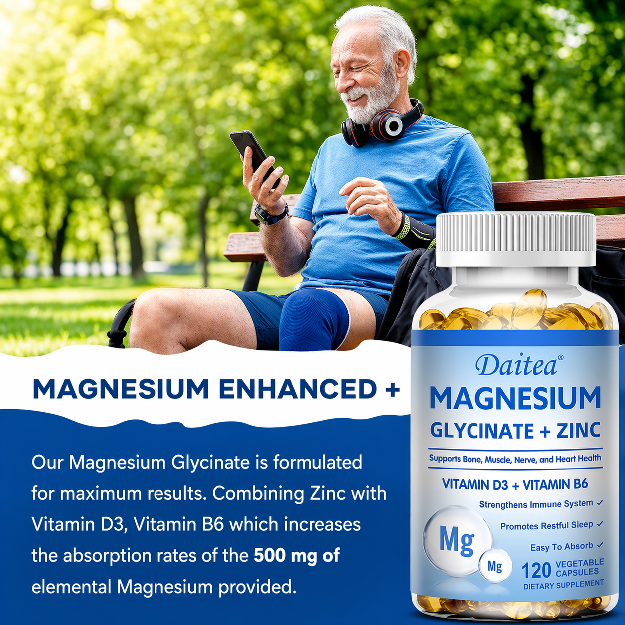 Daitea Magnesium Glycinate — Absorption that your body needs