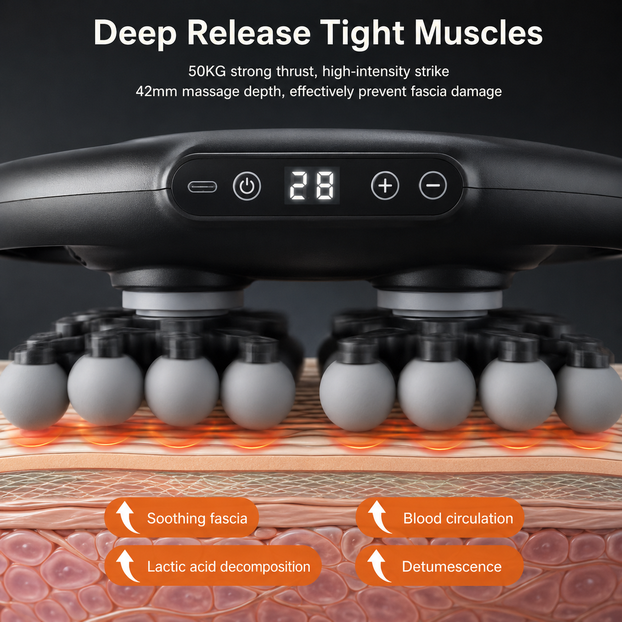 High-Frequency Vibration Deep Body Massage Device
