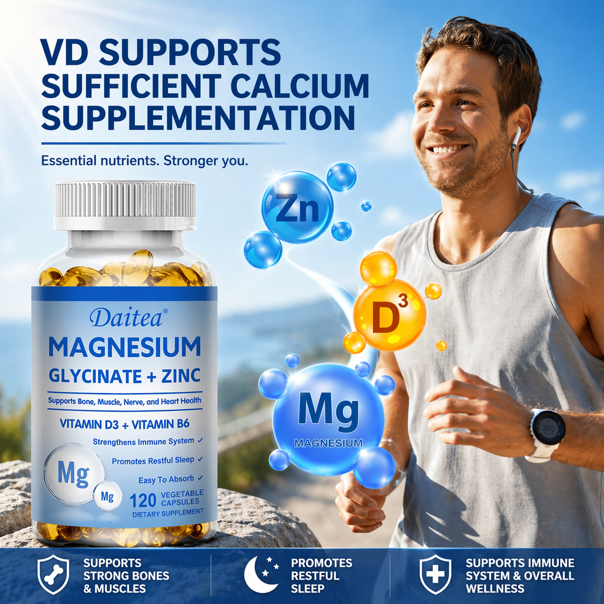 Daitea Magnesium Glycinate — Absorption that your body needs